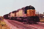 w/b C&NW Coal Train